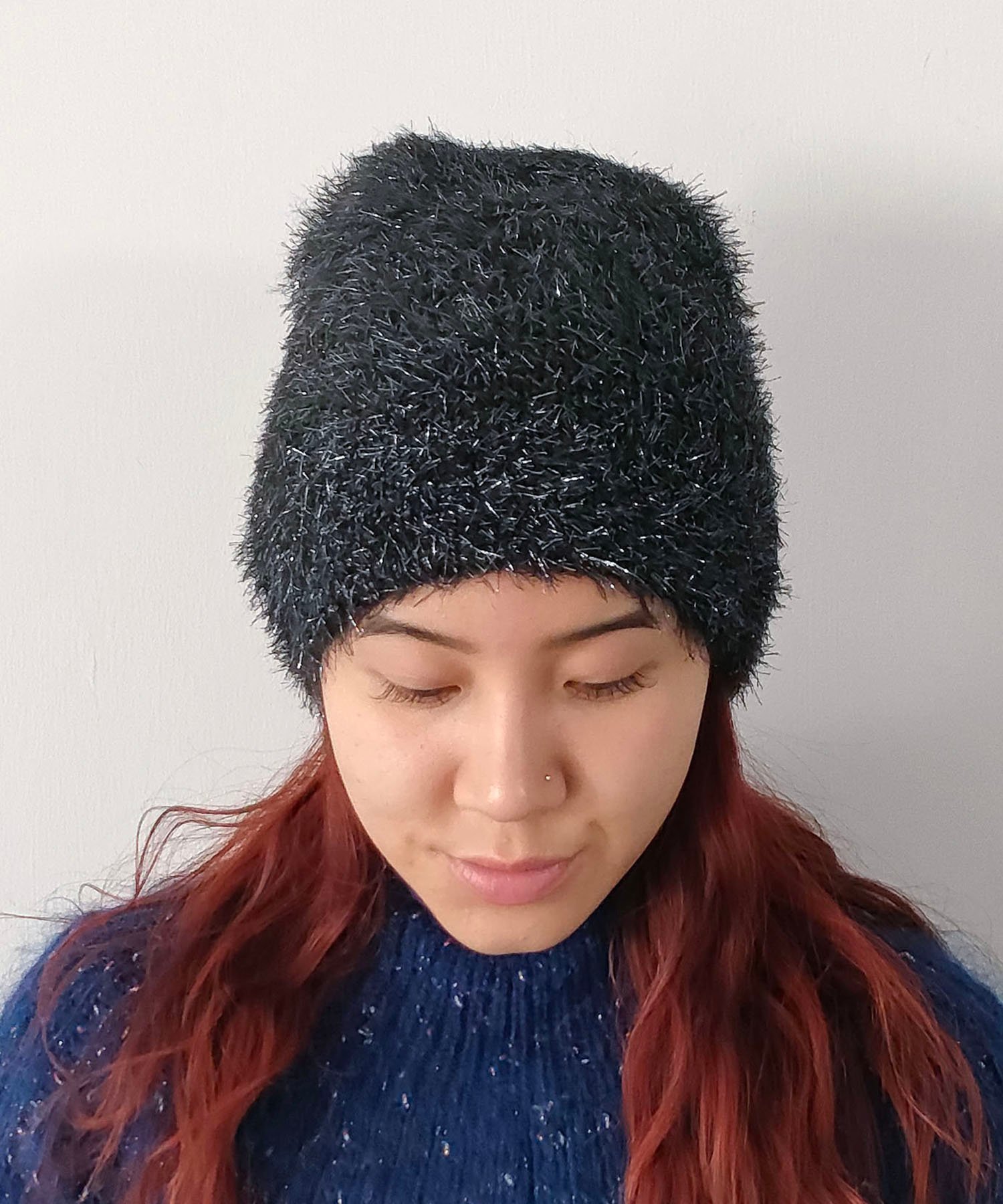 【SALE／60%OFF】CONTROL FREAK/CTFK CONTROL FREAK(コントロールフリーク)ラメフェザーニットワッチ キャセリーニ 帽子 ニット帽・ビーニー ベージュ グレー ブラック