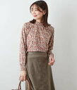【SALE/29%OFF】NEWYORKER WOMEN ポリエステル強撚スムース ランダムレーンプリント ハイネックプルオーバー ニューヨーカー トップス カットソー・Tシャツ グレー ネイビー【送料無料】(4)