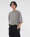 MHL. SMOOTH COTTON JERSEY TOP マーガレット・ハウエル トップス その他のトップス グレー【送料無料】