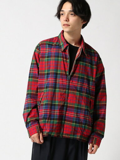 Reversible Polyester Blouson 11-18-4448-139: Red Reversible Polyester Blouson 11-18-4448-139: Red