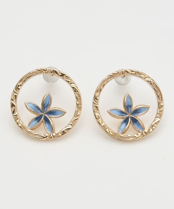 Kahiko プルメリリピアス アミナコレクション アクセサリー・腕時計 ピアス ゴールド シルバー