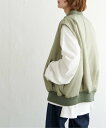 【SALE/45%OFF】notch. 2WAYバルーンMA-1 ノッチ ジャケット・アウター ブルゾン・ジャンパー ブラック グリーン【送料無料】