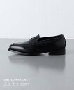 UNITED ARROWS コインローファー UA COZY ユナイテッドアローズ シューズ・靴 ローファー ブラック【送料無料】
