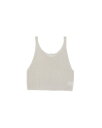【SALE/50%OFF】YEVS メタリックニットビスチェ イーブス トップス ニット ゴールド シルバー