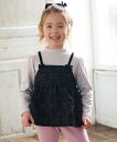 【SALE/30%OFF】any FAM KIDS 総柄リボンドッキングチュニック エニィファム トップス スウェット・トレーナー ブラック ブルー