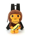 A BATHING APE BABY MILO BANANA PLUSH DOLL DAYPACK ア ベイシング エイプ バッグ リュック・バックパック ブラ...