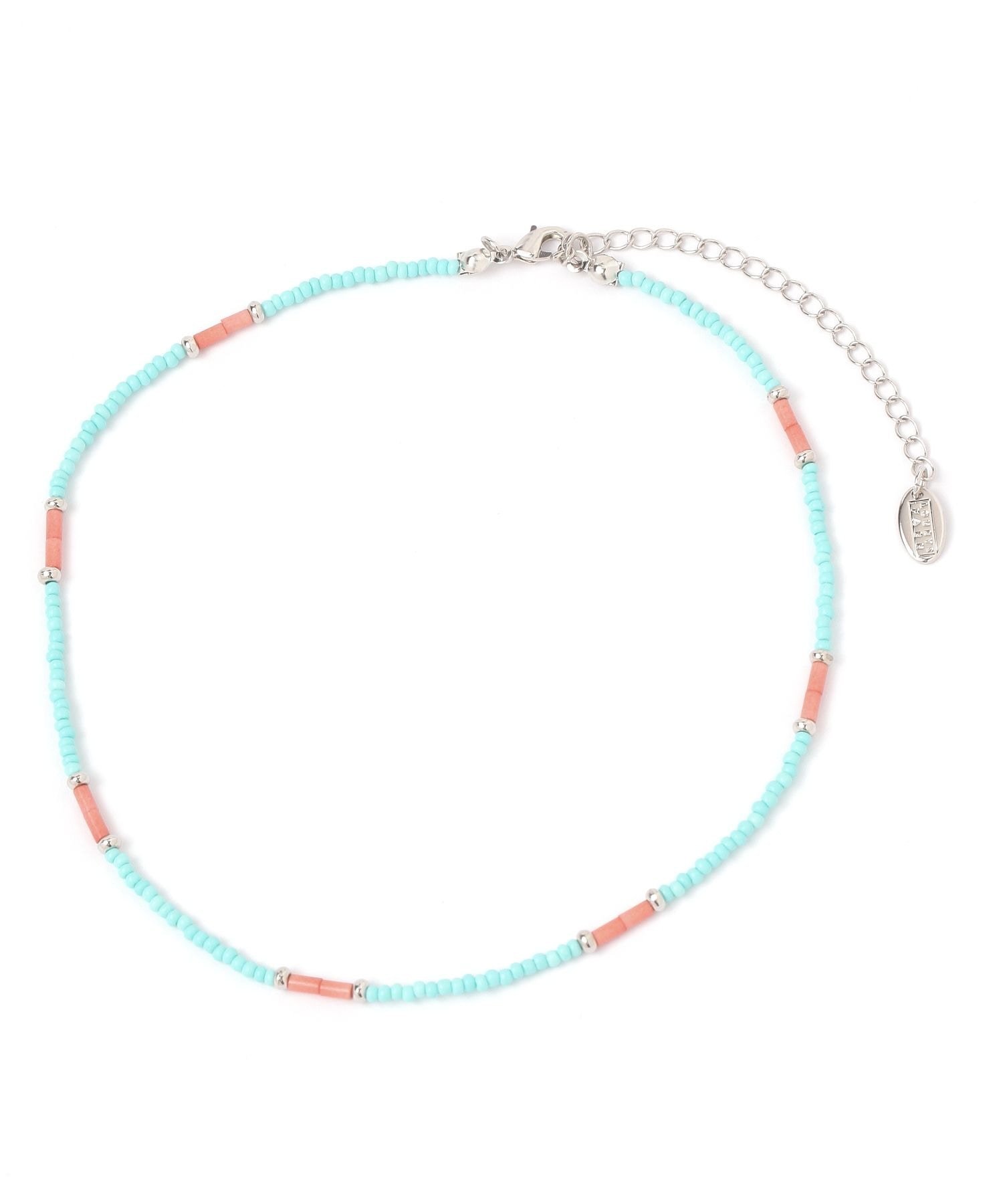 【SALE/50%OFF】LOWRYS FARM ホソカラービーズネックレス ローリーズファーム アクセサリー・腕時計 ネックレス レッド ブルー