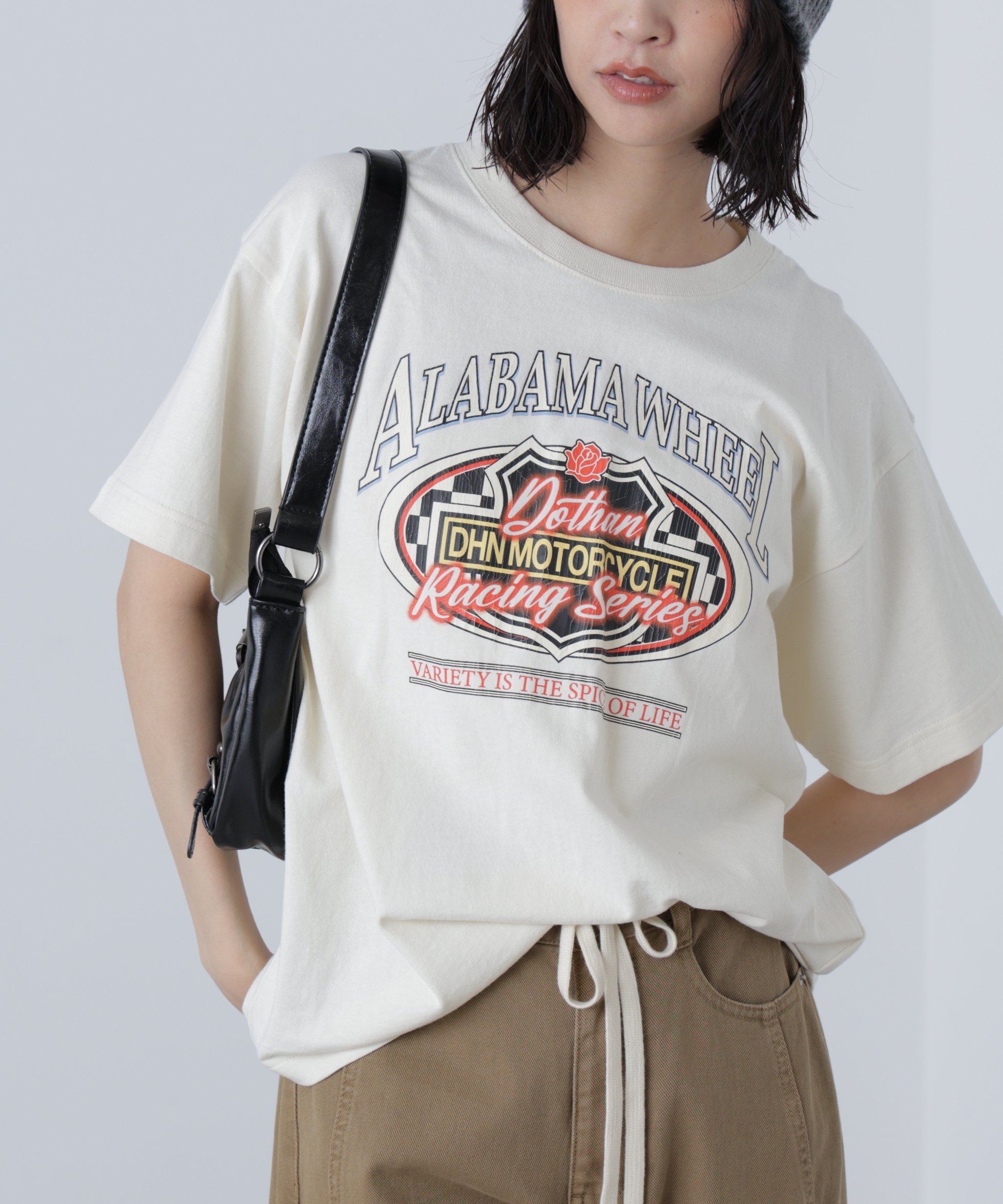 ＜フリーズマート別注＞テネシーリバービッグTシャツ フリーズ マート トップス カットソー・Tシャツ ホワイト ブラック
