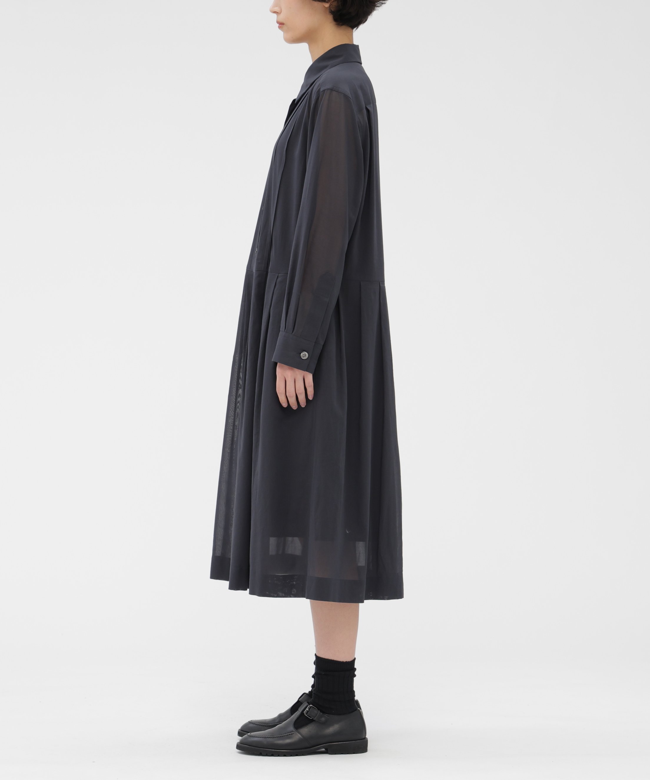 MARGARET HOWELL SHEER COTTON VOILE DRESS マーガレット・ハウエル ワンピース・ドレス その他のワンピース・ドレス