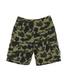 ア・ベイシング・エイプ A BATHING APE 1ST CAMO 6 POCKET SWEAT SHORTS M ア ベイシング エイプ パンツ ジャージ・スウェットパンツ グリーン イエロー【送料無料】