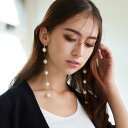 【SALE/10%OFF】Audie a Muses パール調ロングイヤリング ローズティアラ アクセサリー・腕時計 その他のアクセサリー・腕時計 ホワイト【送料無料】(4)
