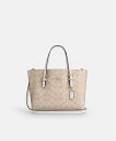 【SALE/62%OFF】COACH OUTLET モリー トート バッグ 25・シグネチャー キャンバス コーチ アウトレット バッグ トートバッグ ベージュ...