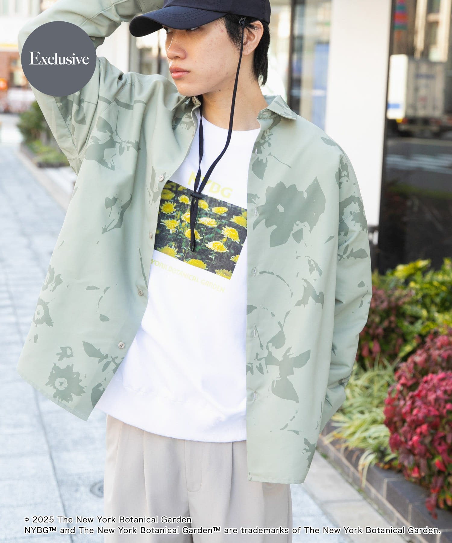 【SALE／60%OFF】SENSE OF PLACE NYBG リップストップルーズシャツ センス オブ プレイス トップス シ..