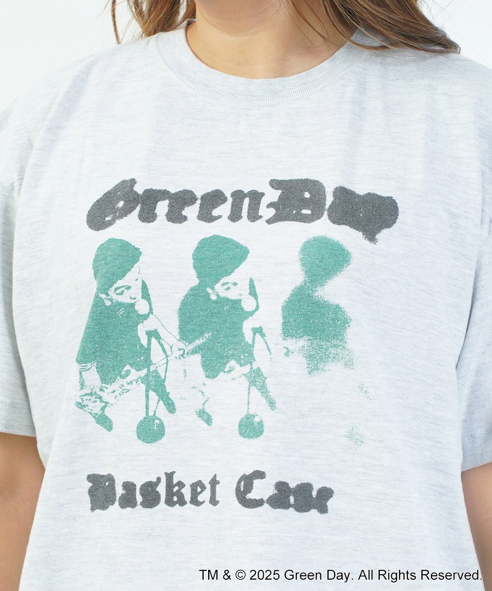 グッドロックスピード GREEN DAY BASKET CASE T-SHIRT ブルーコムブルー トップス カットソー・Tシャツ グリーン