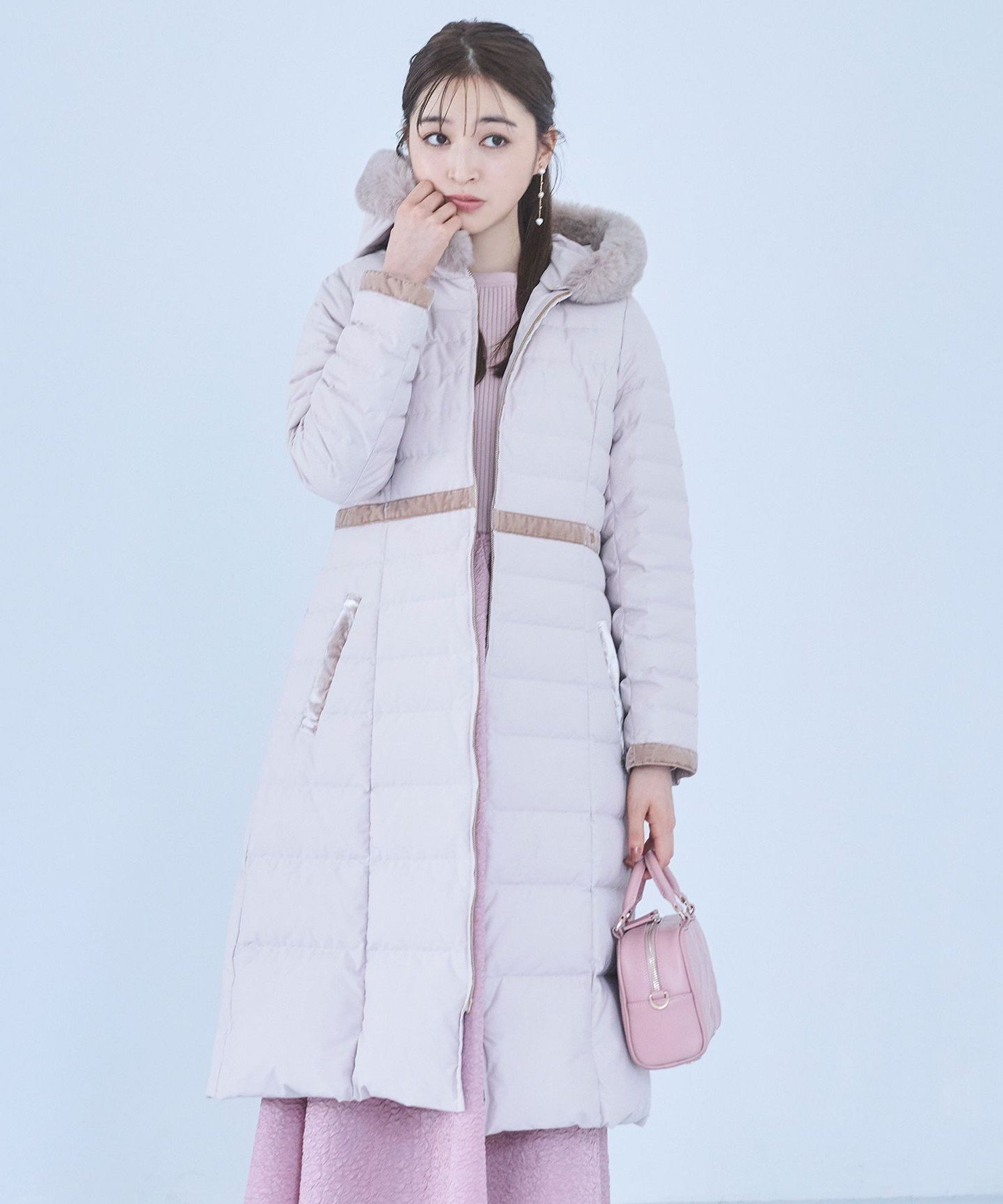 TOCCA 【消臭】HEART SHOT ロングダウンコート トッカ ジャケット・アウター ダウンジャケット・ダウンベスト ネイビー ベージュ ブラック【送料無料】のサムネイル