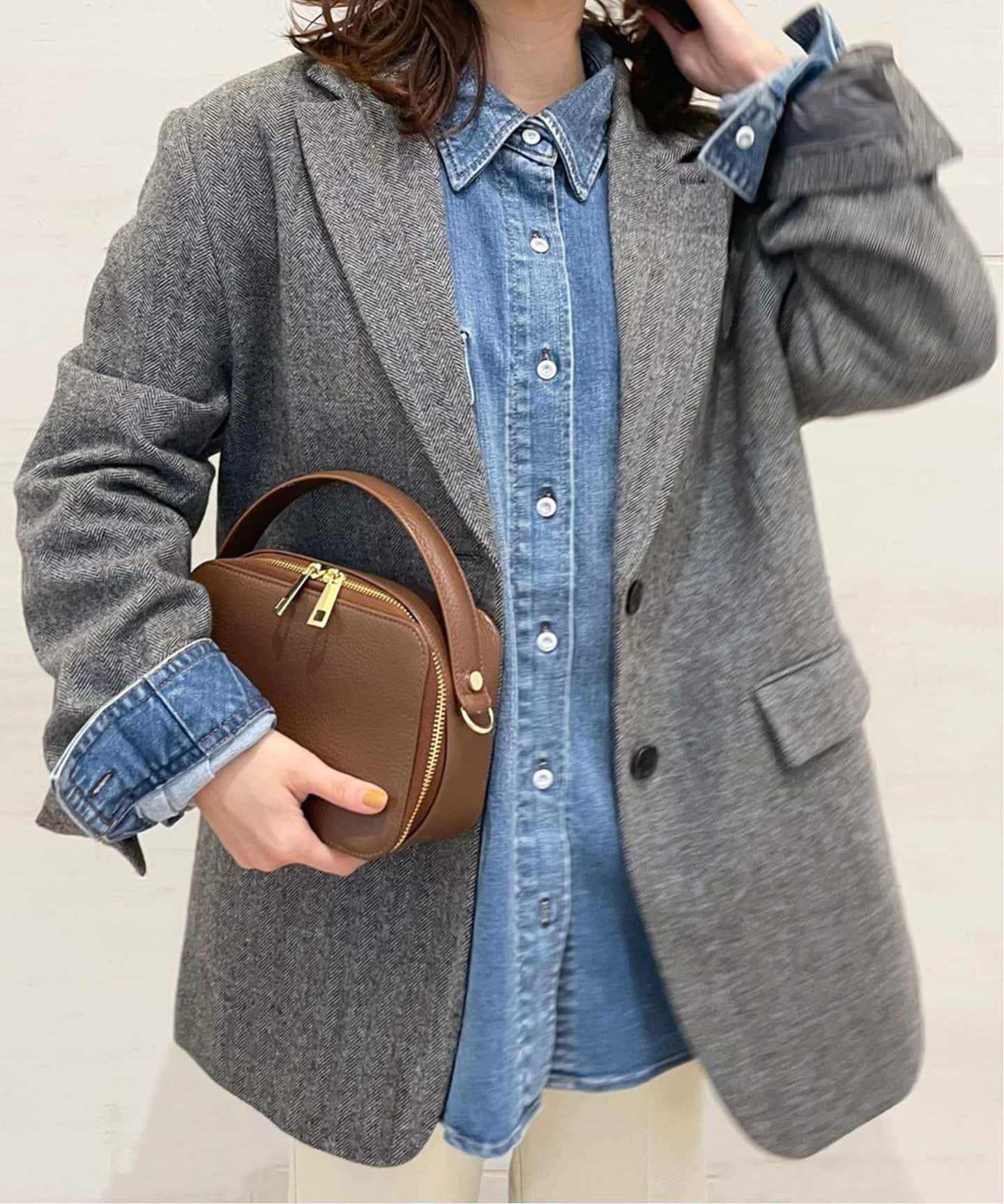 SLOBE IENA チェックBIGジャケット スローブ イエナ ジャケット・アウター テーラードジャケット・ブレ..