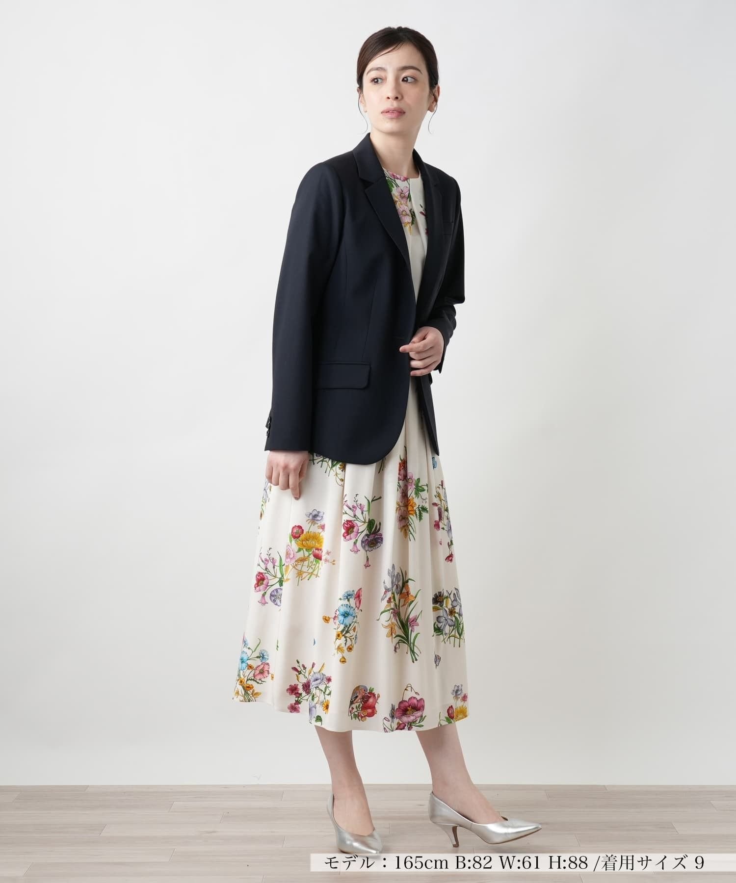 Leilian 【店舗人気】ブレザー レリアン ジャケット・アウター テーラードジャケット・ブレザー ネイビー