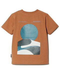 Snow Peak (K)Kids Relaxin' Fieldscape T shirt スノーピーク トップス カットソー・Tシャツ ブラウン グレー【送料無料】