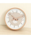 apres les cours tiny bear WALLCLOCK エフオーオンラインストア ファッション雑貨 その他のファッション雑貨 ベージュ【送料無料】