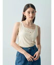 【SALE/50%OFF】YECCA VECCA スクエアリブタンクトップ イェッカヴェッカ インナー・ルームウェア その他のインナー・ルームウェア ブラウン ...