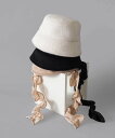 【SALE/45%OFF】Casselini Casselini(キャセリーニ)ギャザーテープハット キャセリーニ 帽子 ハット ホワイト ベージュ ブラック【...