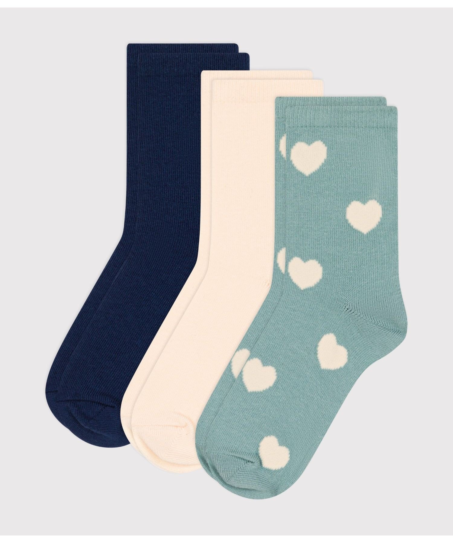 Rakuten Fashionの【SALE／10%OFF】PETIT BATEAU ソックス3点セット プチバトー 靴下・レッグウェア 靴下【送料無料】｜アングル2