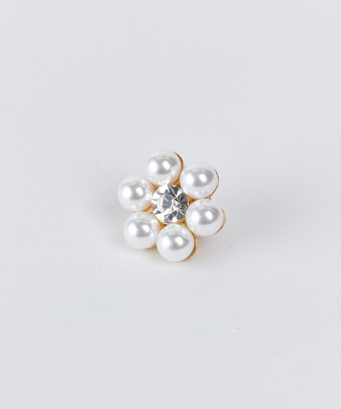 Maglie par ef-de フラワーパールブローチ(大) マーリエ ル カセット アクセサリー・腕時計 ブローチ・..