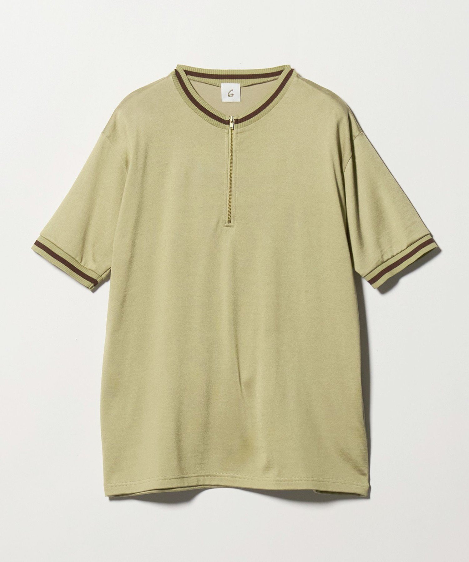 6(ROKU) ＜6(ROKU)＞サイクリング モチーフ Tシャツ ビューティー＆ユース ユナイテッドアローズ トップス カットソー・Tシャツ オレンジ ベージュ