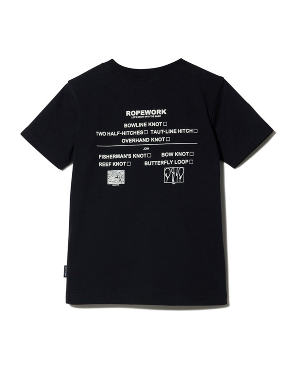 【SALE／20%OFF】Snow Peak (K)Kids ROPEWORK T shirt スノーピーク トップス カットソー・Tシャツ ブラック ブラウン グレー