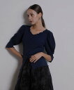 MIELI INVARIANT Classical Mellow Half Tops ミエリ インヴァリアント トップス カットソー・Tシャツ ネイビー ブラック ホワイト