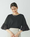 【SALE/40%OFF】GLOBAL WORK リッチクリーン袖フレア5分袖/289402 グローバルワーク トップス カットソー・Tシャツ ネイビー グレー ブラック