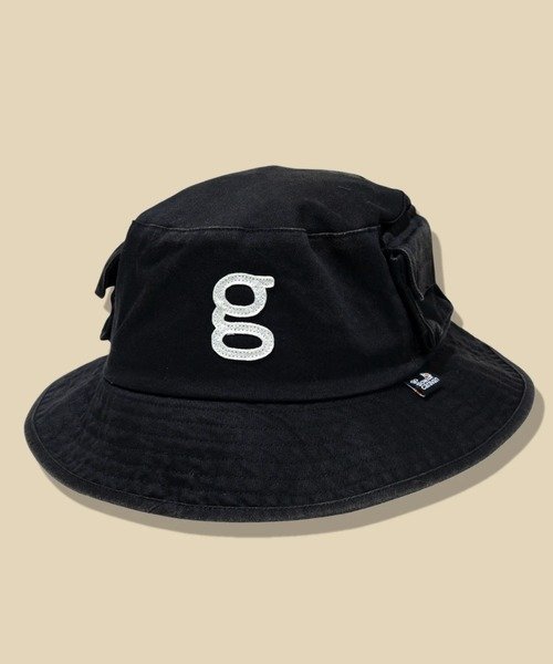 go slow caravan グリストーンツイル 3ポケットバケットハット ゴースローキャラバン 帽子 ハット ブラ..