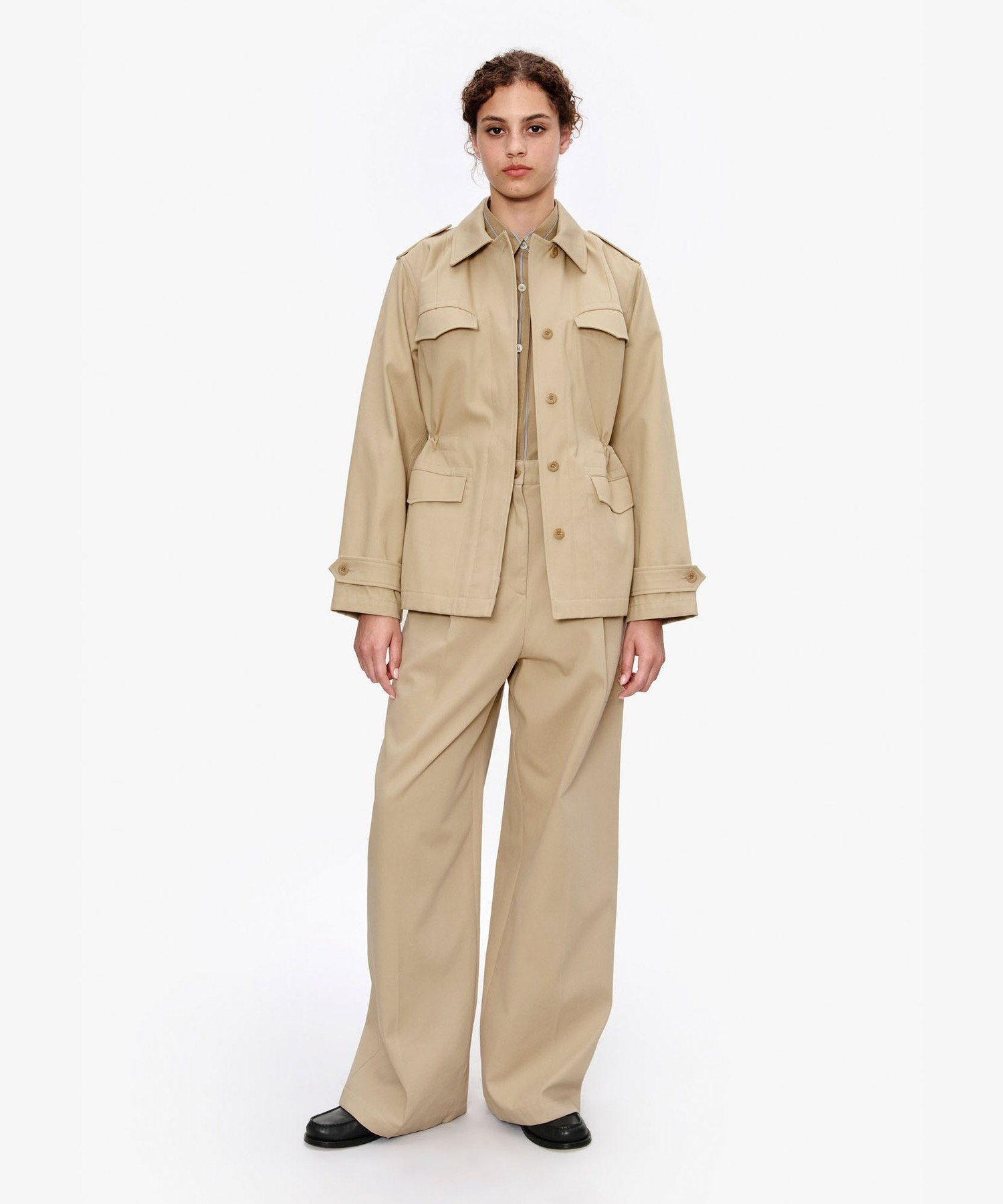 A.P.C. Safari フィットジャケット アー・ぺー・セー ジャケット・アウター その他のジャケット・アウター ベージュ【送料無料】