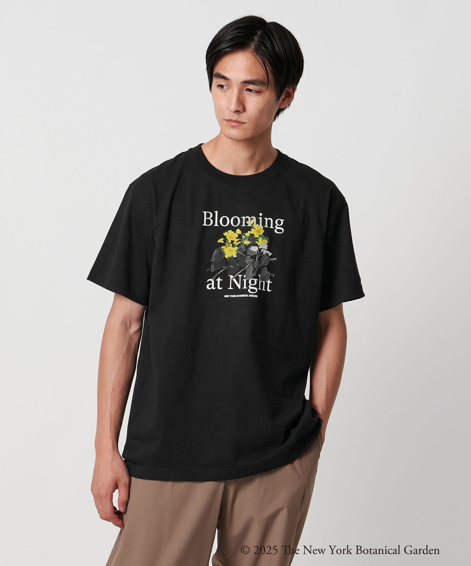 【SALE／30%OFF】UNITED ARROWS 【別注】＜New York Botanical Garden＞クルーネック Tシャツ 1 ユナイテッドアローズ アウトレット トップス カットソー・Tシャツ ホワイト ブラック【送料無料】