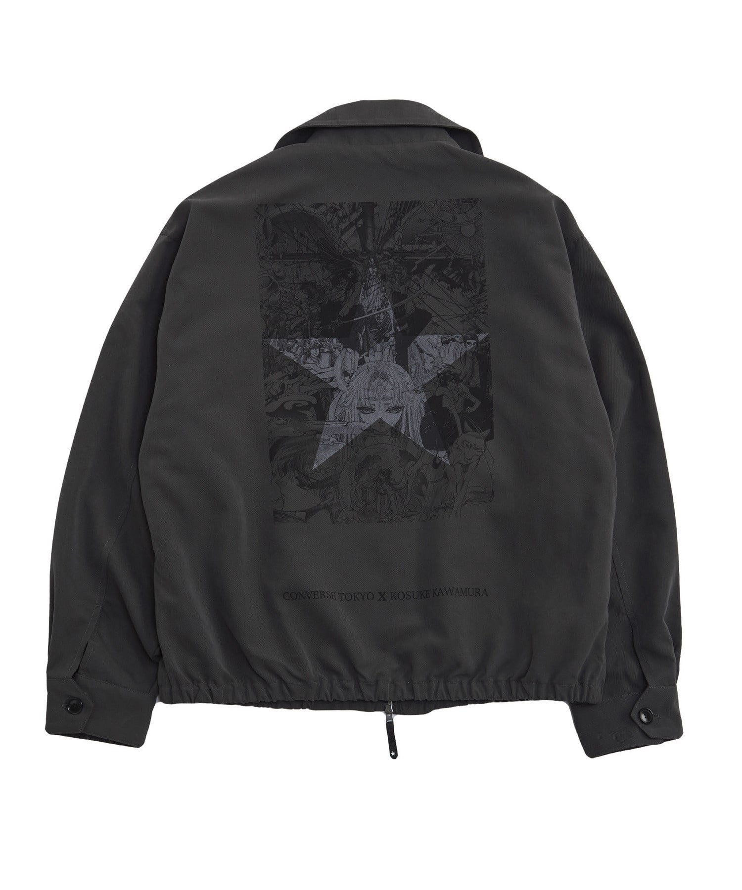 CONVERSE TOKYO 【CLAMP】『X-エックス-』GRAPHIC COACH JACKET コンバーストウキョウ ジャケット・アウター ブルゾン・ジャンパー グレー【送料無料】