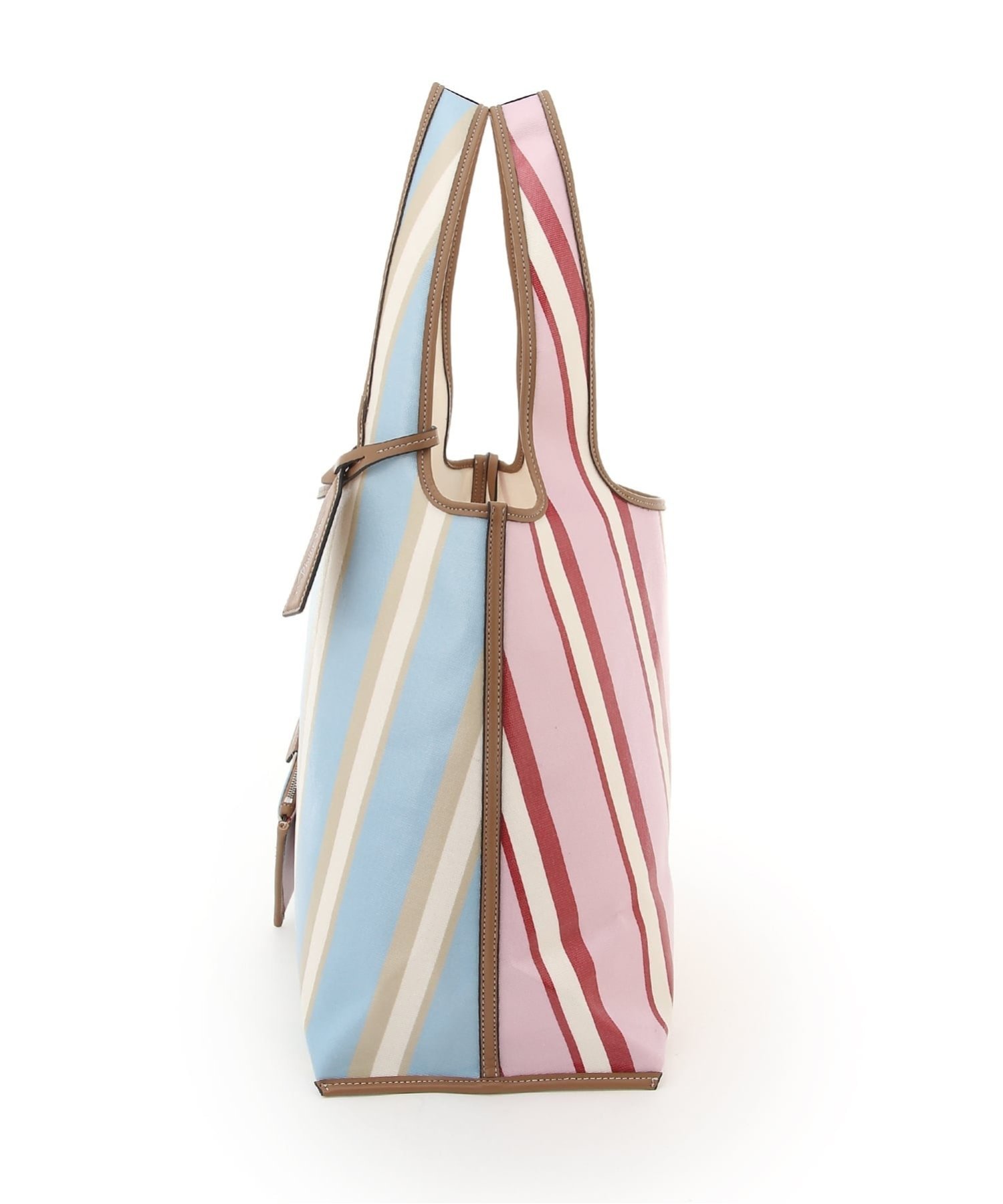 3.1 Phillip Lim (W)デュアルストライプ マーケットトート スリーワン フィリップ リム バッグ トートバッグ ブルー【送料無料】