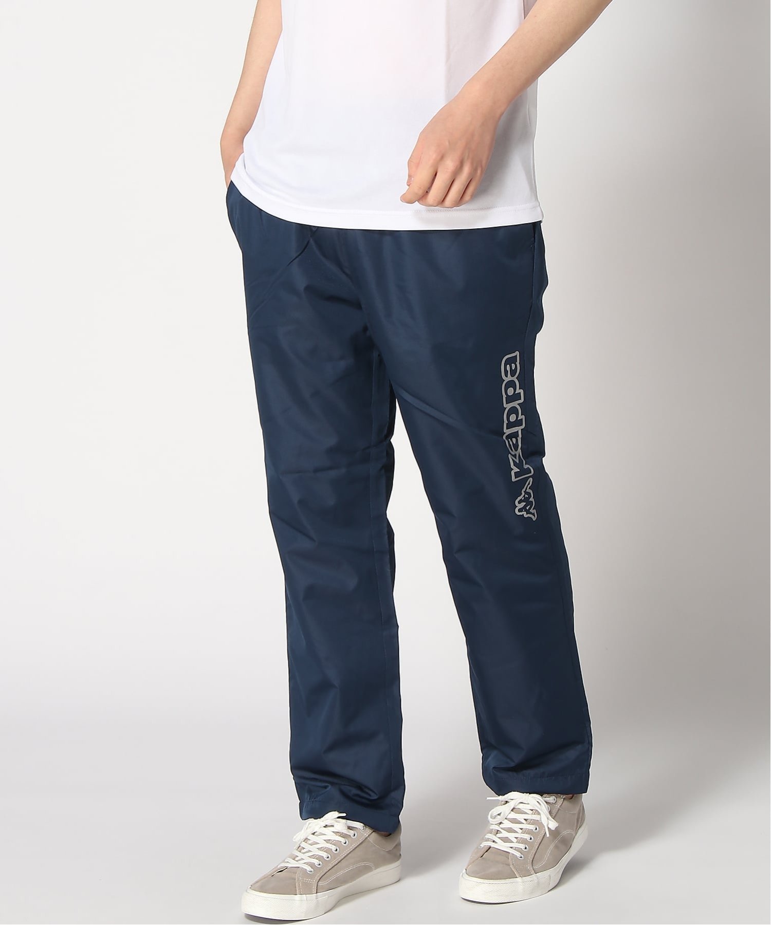 Kappa/(M)PEリップ×裏メッシュ パンツ ニッキー パンツ その他のパンツ ネイビー ブラック