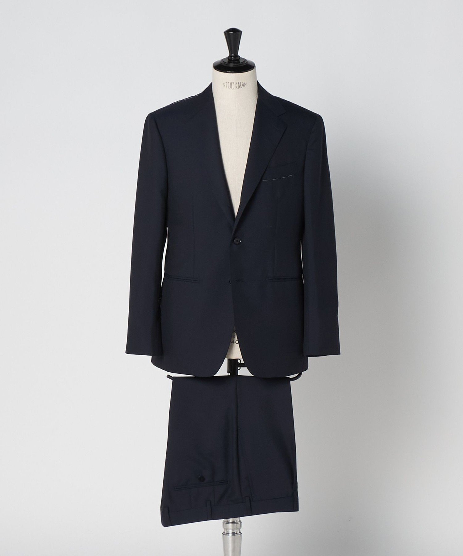 UNITED ARROWS ウール/モヘヤ シングル 3ボタンスーツ MC-MODEL ユナイテッドアローズ スーツ・フォーマル セットアップスーツ ネイビー ブラック【送料無料】