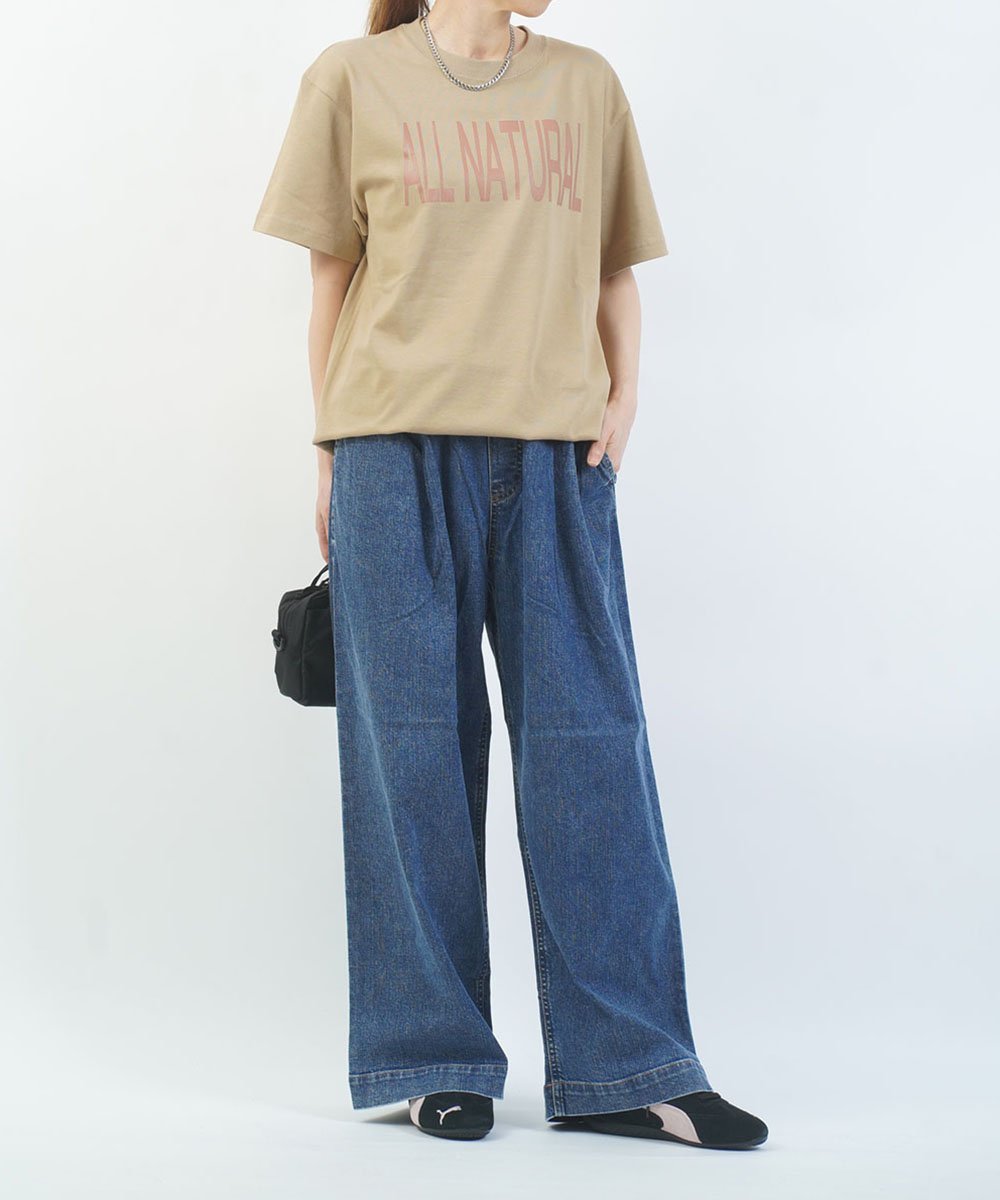 Healthy DENIM ヘルシーデニム ALL NATURAL ブルーコムブルー トップス カットソー・Tシャツ