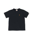 A BATHING APE BABY MILO ONE POINT TEE K ア ベイシング エイプ トップス カットソー・Tシャツ ブラック ピンク ホワイト イエロー【..