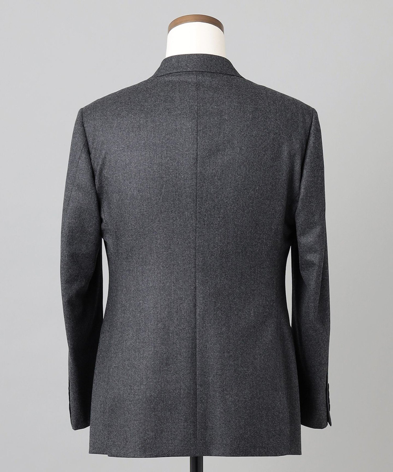 GOTAIRIKU 【CANONICO】サキソニー Super 120's ダブルブレストスーツ ゴタイリク スーツ・フォーマル セットアップスーツ グレー【送料無料】