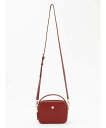 【SALE/50%OFF】Aquascutum WOMEN レザーBAG ミニショルダー アクアスキュータム バッグ その他のバッグ ブラック レッド【送料無料...