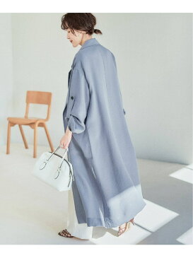 【SALE/40%OFF】Spick & Span ビッグカラーガウンコート スピックアンドスパン コート/ジャケット コート/ジャケットその他 ブラウン ベージュ ブルー【送料無料】