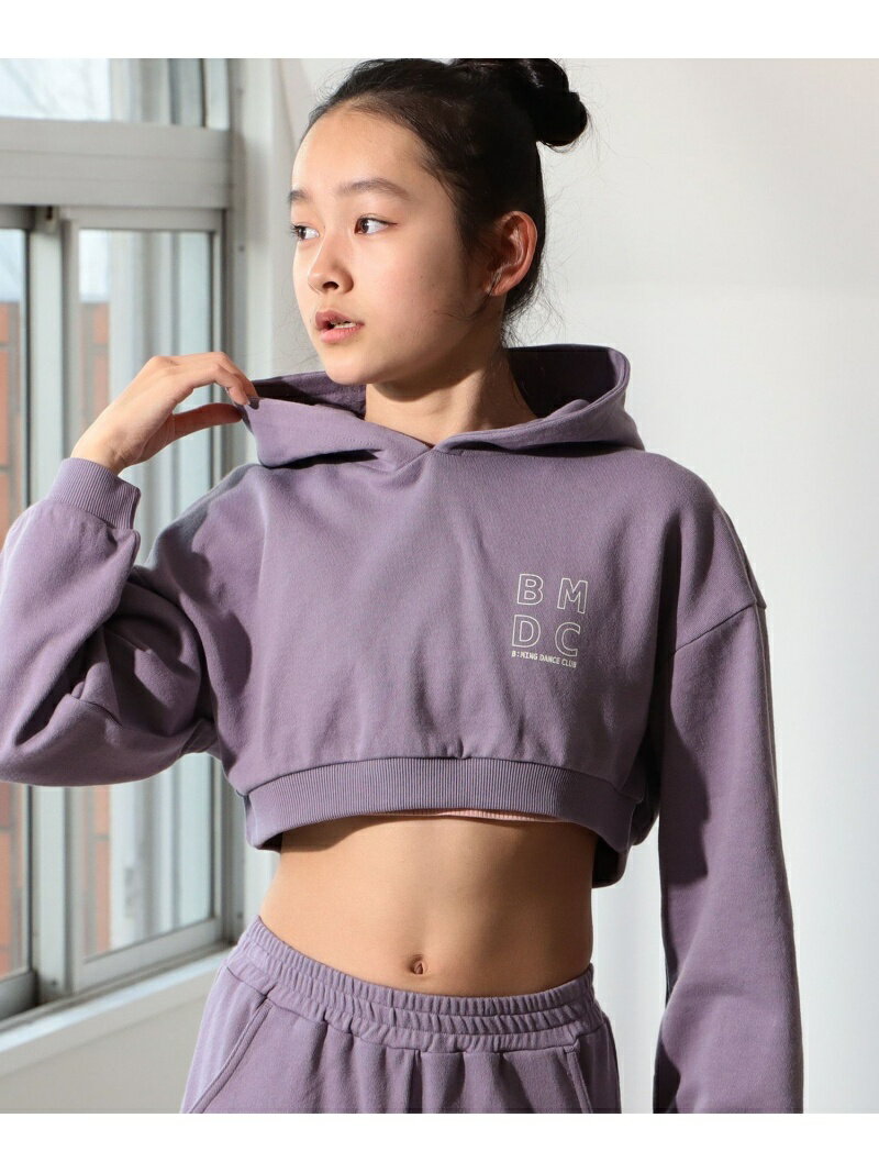 【SALE／60%OFF】B:MING by BEAMS B:MING by BEAMS / 裏毛 ロゴ フーディー(130~160cm) ビームス アウトレット トップス スウェット・トレーナー ホワイト パープル