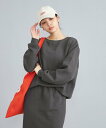 【SALE/40%OFF】coen ツイルコクーンボートネックプルオーバー コーエン トップス カットソー・Tシャツ グレー ネイビー ホワイト