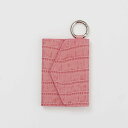 enHANCE 【WALLET SLAYLER】LEATHER CARD CASE CROCCO-PINK エンハンス ファッション雑貨 その他のファッション雑...