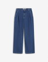 Maison Kitsune Maison Kitsune/(W)PLEATED DENIM JEANS メゾン キツネ パンツ ジーンズ・デニムパンツ ブルー...