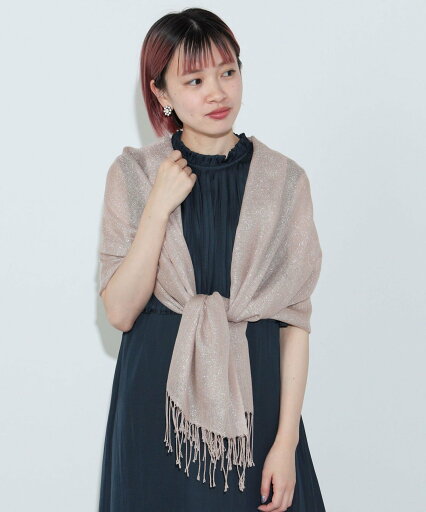 【SALE/40%OFF】BEAMS HEART WOMEN ラメ フリンジ ストール ビームス アウトレット ファッション雑貨 マフラー・ストール・ネックウォーマー ホワイト ベージュ 【SALE/40%OFF】BEAMS HEART WOMEN ラメ フリンジ ストール ビームス アウトレット ファッション雑貨 マフラー・ストール・ネックウォーマー ホワイト ベージュ