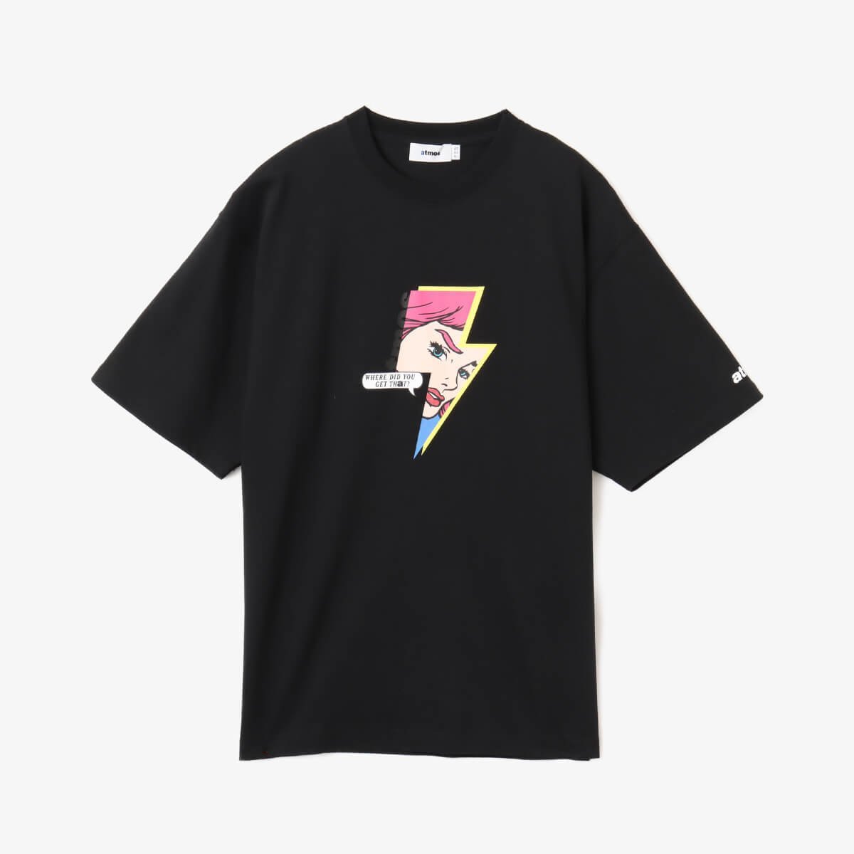 atmos atmos Girls T-shirt BLACK アトモス トップス カットソー・Tシャツ ブラック