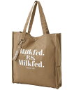 MILKFED. DIDONE LOGO BIG TOTE MILKFED. ミルクフェド バッグ トートバッグ ベージュ ブラック ピンク レッド ホワイト【送料無料】